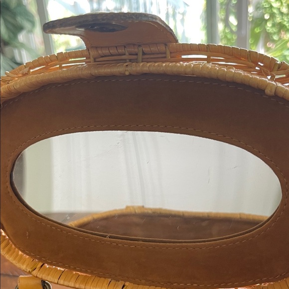 Patricia Nash Spring Boho Yellow Basket Handbag Majadas Bag - Picture 9 of 16